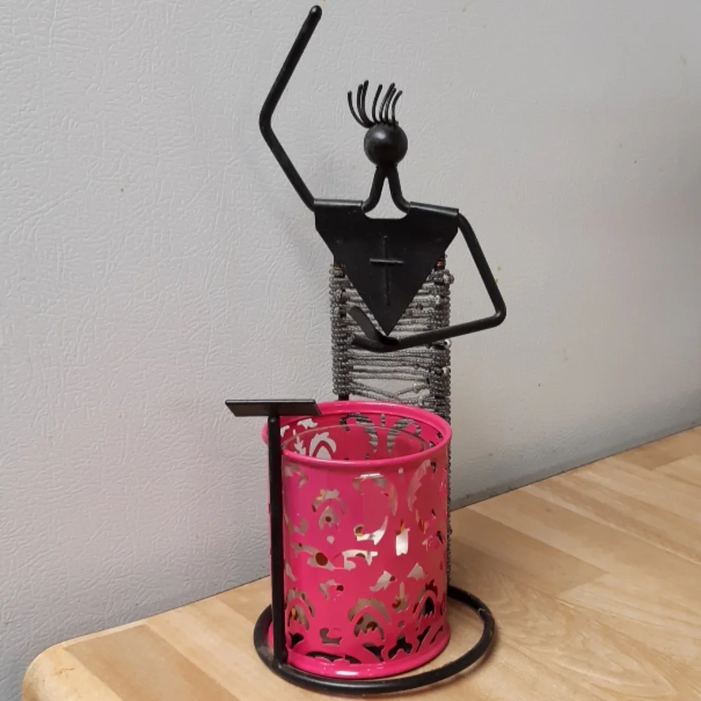 Metal Candle Holder frame PREACHER Sermon Church lecture